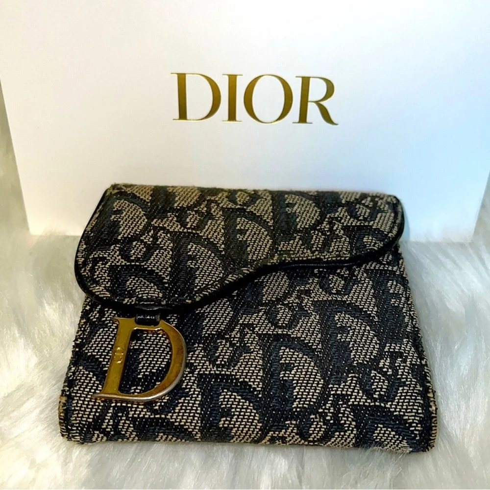 Authentic Dior Saddle Wallet